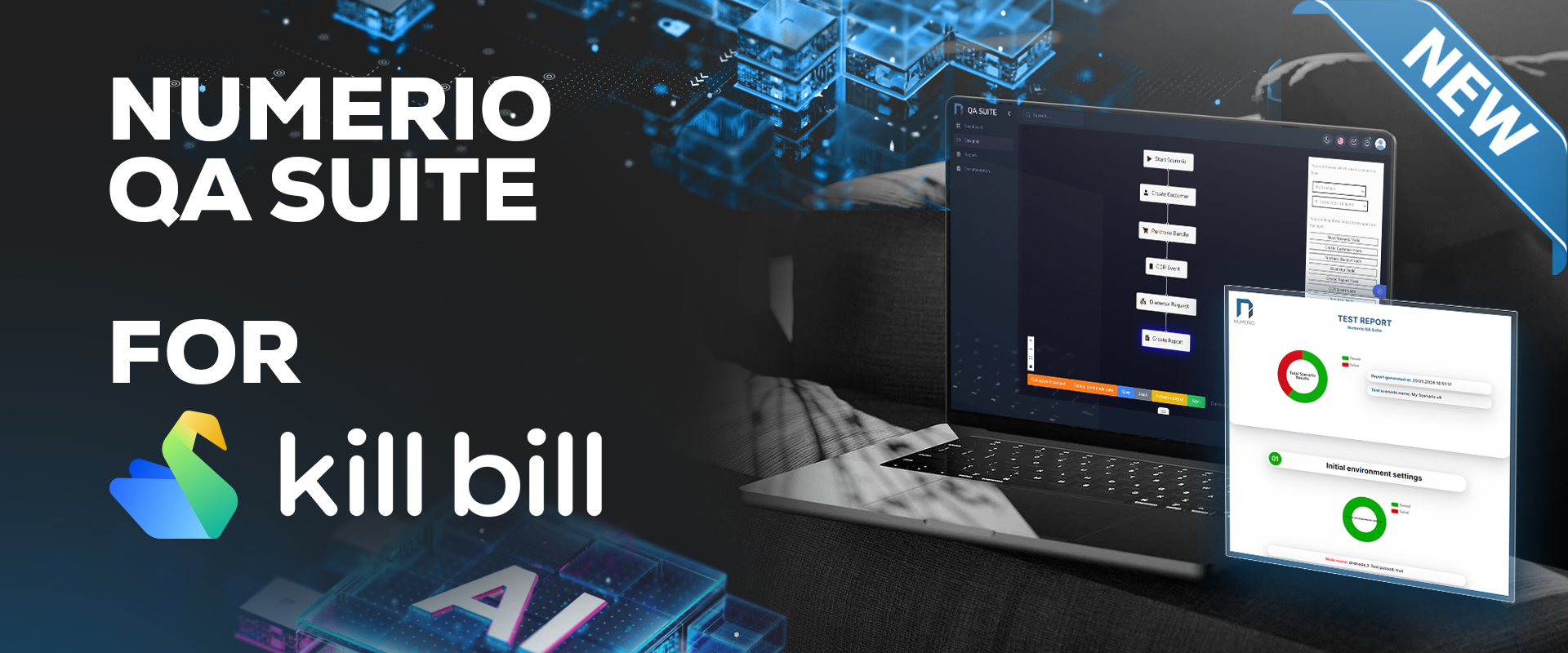 Kill Bill QA automation illustration